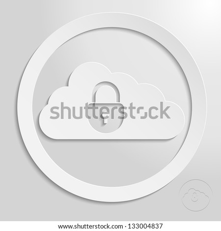 a creative icon in bright style, eps10 vector