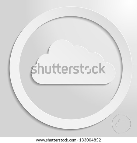 a creative icon in bright style, eps10 vector