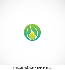 Creative icon clean leaf energy vector designs