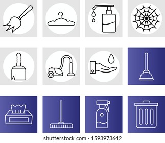  creative icon of Cleaning isolated on background
