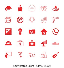 Creative icon. collection of 25 creative filled and outline icons such as call, water drop, light exposure, home key, hair dryer. editable creative icons for web and mobile.