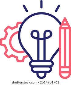 Creative Icon Color Vector Illustration