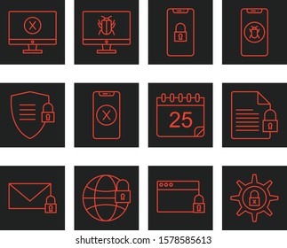 creative icon of cyber crime isolated on background
