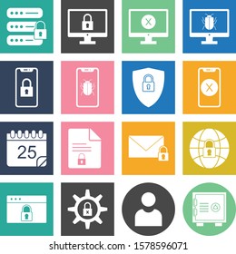  creative icon of cyber crime isolated on background
