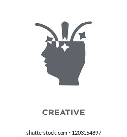Creative icon. Creative design concept from  collection. Simple element vector illustration on white background.