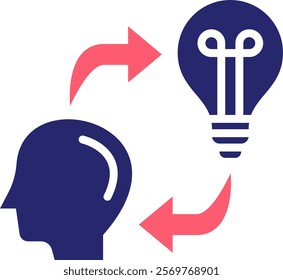Creative Icon Fill Vector Illustration