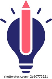 Creative Icon Fill Vector Illustration