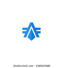 creative icon letter A