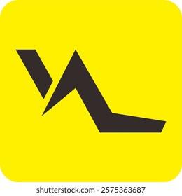 creative icon or logo idea with combination letter N, letter L, aircraft