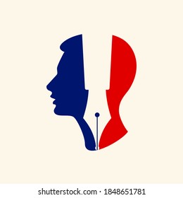 creative icon logo for journalism and education