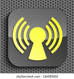 a creative icon in modern style, eps10 vector
