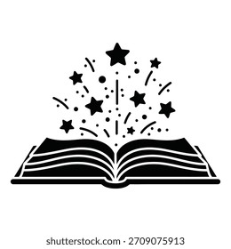 Creative icon representing stories and knowledge.