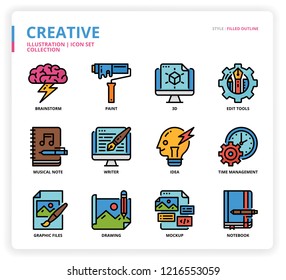 Creative icon set