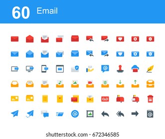 Creative icon set - Email