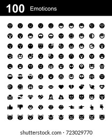 Creative icon set - Emoticons