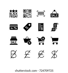 Creative icon set - Shopping