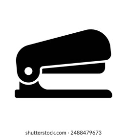 A creative icon of stapler in trendy style, stationery item, office supplies