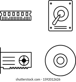 creative icon of System Hadware isolated on background
