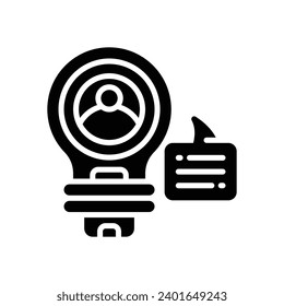 creative icon. vector glyph icon for your website, mobile, presentation, and logo design.
