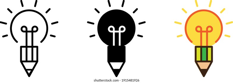 Creative icon , vector illustration