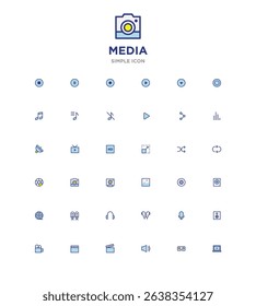 Creative icons for digital media and content