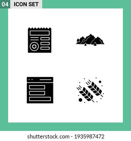  Creative Icons Modern Signs and Symbols of basic; communication; medical; hill; interface Editable Vector Design Elements