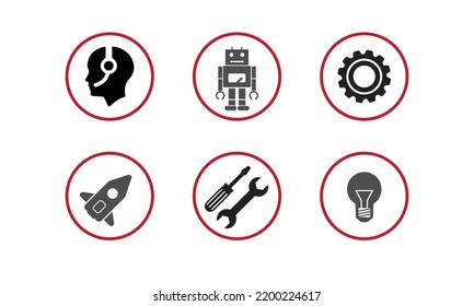 kreative Symbole für Sicherheit und Dienstleistungen für die Finanzierung von Unternehmen und Markenprodukten, Technologien und Unternehmensdienstleistungen  