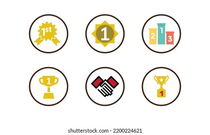 creative icons for security and services for company and branding, technology and business services financing  