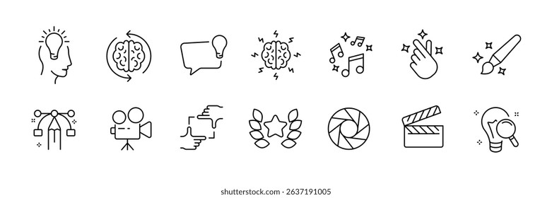 Creative icons set for design and inspiration