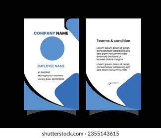 Design der kreativen ID-Karte, Design der ID-Karte, Design der Identitätskarte, Branding-Design