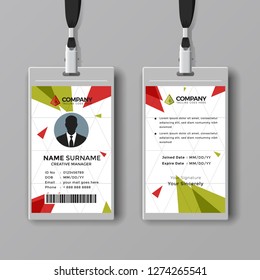 Creative ID card design template