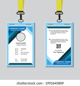 Creative Id Card Design Template 