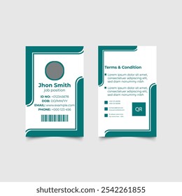 Creative ID Card Design Template