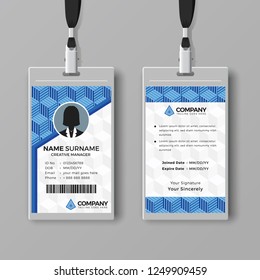 Similar Images, Stock Photos & Vectors of Id Card Template Plastic ...