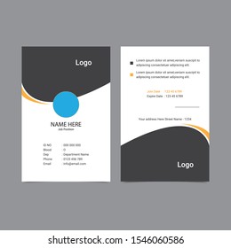 Creative Id Card Template Design