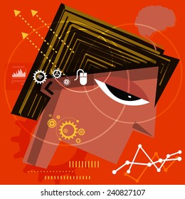 Creative Idea Abstract - Illustration