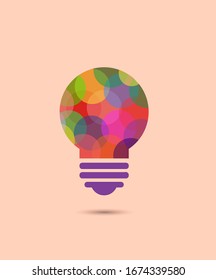 Kreative Idee mit stumpfem Grafikdesign.