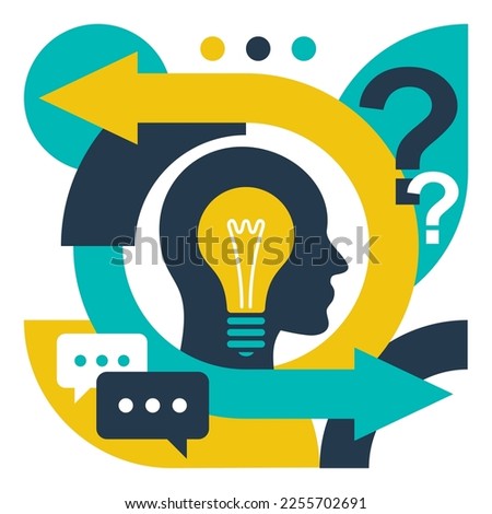 Creative idea - Brain as lightbulb and other metaphors of decision choosing
