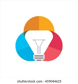 Creative idea bulb illustration