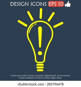 Creative Idea in Bulb Shape as Inspiration Concept Icon