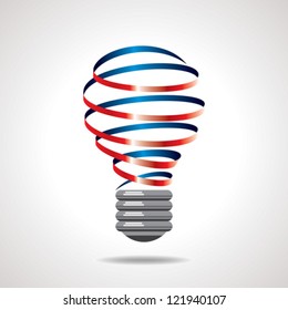 creative idea bulb vector