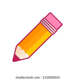 Creative Idea concept background design. Pencil icon. Battery of ideas, creative tool. Vector illustration