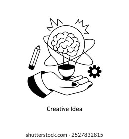 Creative Idea concepts style illustration. EPS 10 File