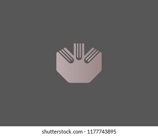 Creative idea crown book logotype. Royal  education vector logo. Premium knowledge symbol icon.