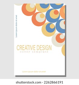 A creative idea for the design of a cover, banner, poster, postcard. Template for corporate style, interior, prints and decorations. Layout for creative design