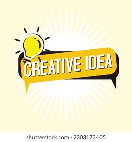 Creative idea flat line icon. Brain in lightbulb vector illustration. Thin sign of innovation, solution, education logo. eps 10