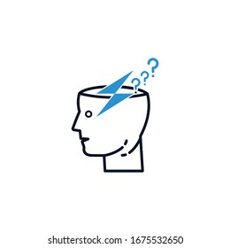 Creative idea icon design vector