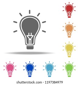 creative idea icon. Elements of Seo & Development in multi colored icons. Simple icon for websites, web design, mobile app, info graphics