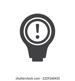 Creative Idea Icon - Light Bulb -