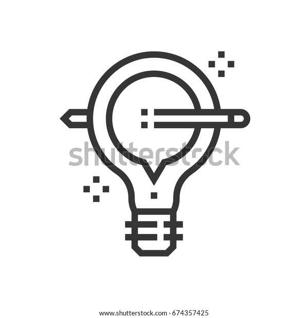 Creative idea icon,\
part of the square icons, car service icon set. The illustration is\
a vector, editable stroke, thirty-two by thirty-two matrix grid,\
pixel perfect file.\
